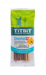 Лакомство для собак Titbit Dental+ Снеки  с мясом кролика для мелких пород 